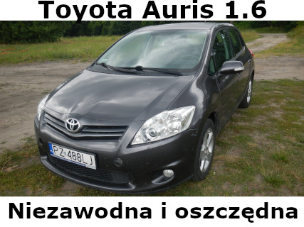 Toyota Auris 1.6 grafitowa 2010 r. 5 drzwi, klimatronik, polski salon